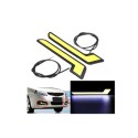 2 Strisce led COB diurna posizione 12V auto adesive 16cm 6000K striscia CA73
