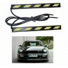 DRIWEI 2 Strisce led COB diurna posizione 12V auto adesive 17cm 600...