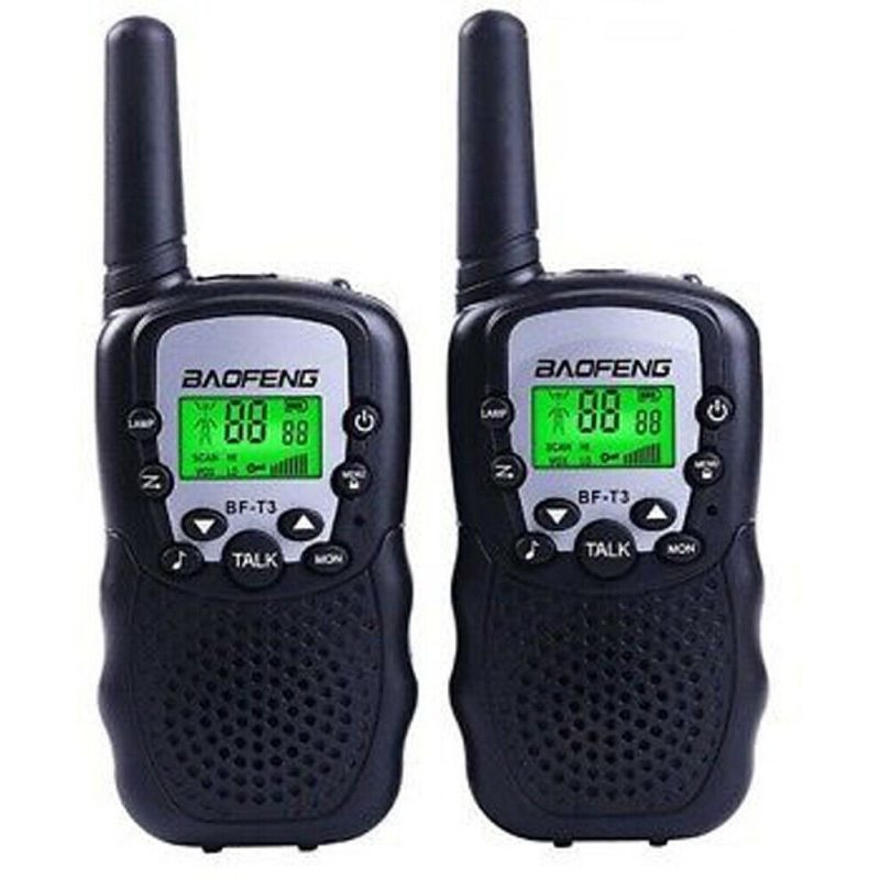BOAFENG Walkie Talkie ricetrasmittente mini a lungo raggio 3KM funz...