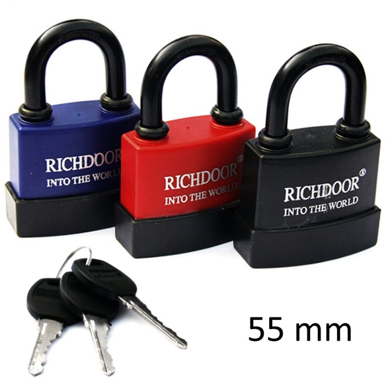 Generico Lucchetto ad arco catenaccio sicurezza 55mm 70mm in acciai...