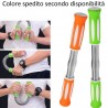 DOBO Barra attrezzo a molla bodybuilding power twister palestra all...