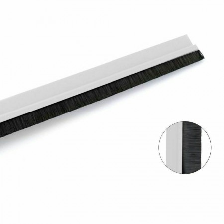 Paraspifferi spazzola in PVC sottoporta adesivo rigido 91,5 cm x 4,5 cm parafreddo