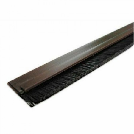 Paraspifferi spazzola in PVC sottoporta adesivo rigido 91,5 cm x 4,5 cm parafreddo