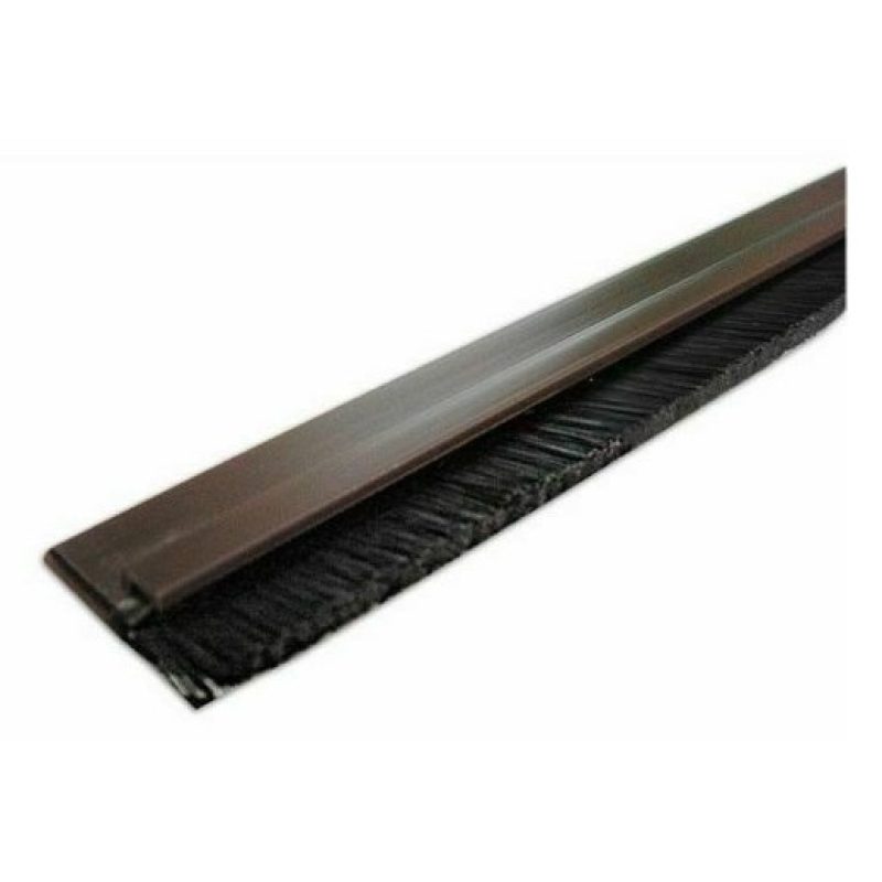 DOBO Paraspifferi spazzola in PVC sottoporta adesivo rigido 91,5 cm...