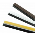 Paraspifferi spazzola in PVC sottoporta adesivo rigido 91,5 cm x 4,5 cm parafreddo