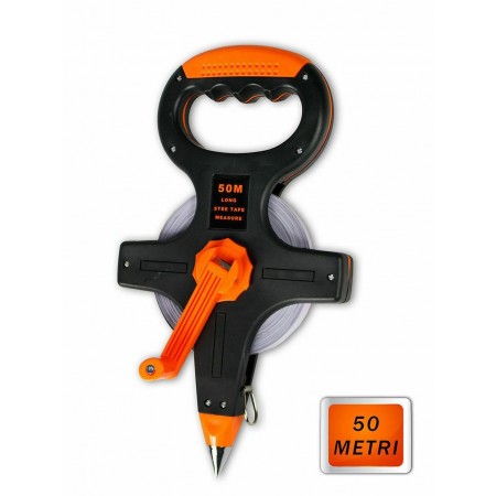 Rotella metrica nastro 30 o 50 metri con picchetto metro misurare professionale