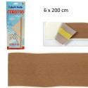 Cerotto medicazione adesivo 6 x 200 cm 2 metri lungo multitaglio medico taglio