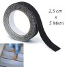 DOBO 3 Rotoli Nastro adesivo Antiscivolo 2,5 cm x 5 metri MT NERO s...
