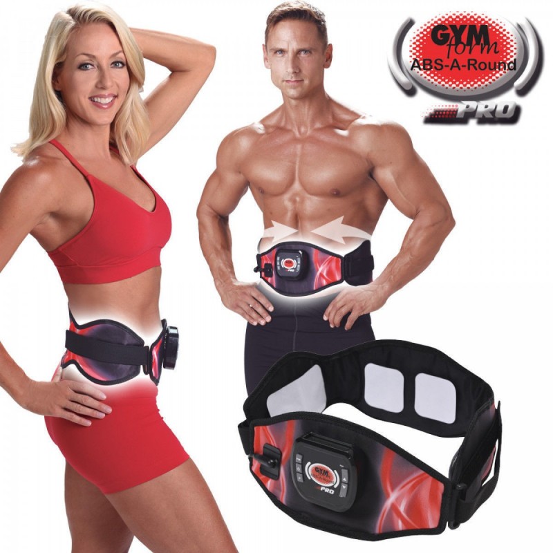 ABS A ROUND PRO Cintura dimagrante fascia elettrostimolatore a batterie addome