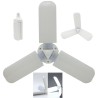 DOBO Lampadina Trifoglio LED pieghevole pale fascio lamp luce fredd...