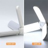 DOBO Lampadina Trifoglio LED pieghevole pale fascio lamp luce fredd...