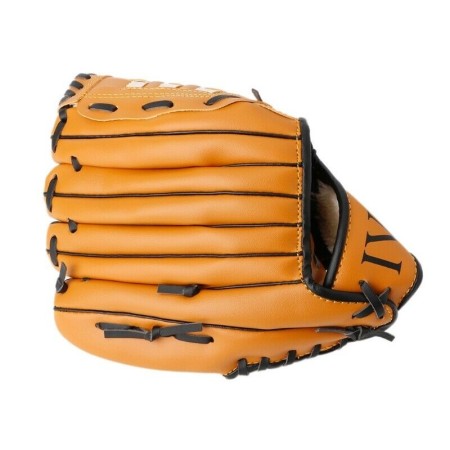 Guantone Baseball 10,5 pollici softball sport lanci guanto allenamento Marrone
