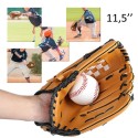 Guantone Baseball 11,5 pollici softball sports lanci guanto allenamento Marrone