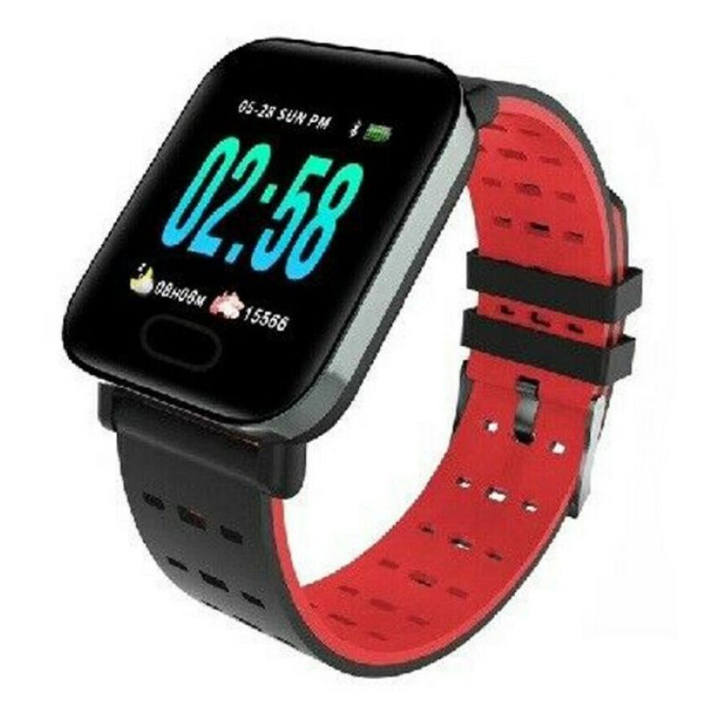DOBO Orologio smartwatch A6 da polso per sport fitness monitor noti...