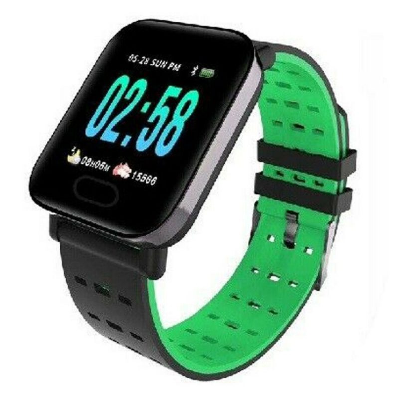 DOBO Orologio smartwatch A6 da polso per sport fitness monitor noti...