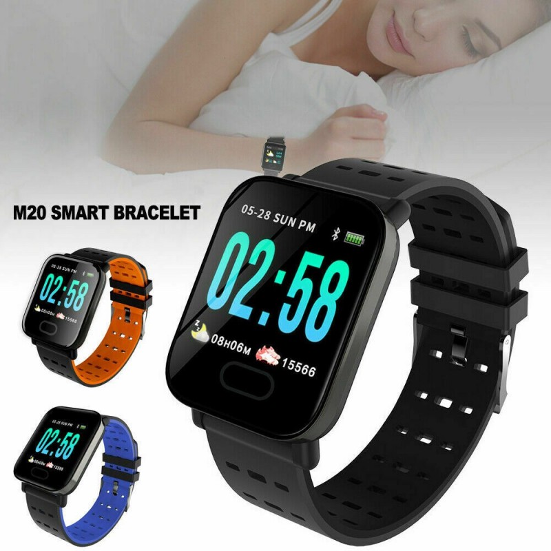 DOBO Orologio smartwatch A6 da polso per sport fitness monitor noti...