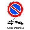 DOBO 12x Cartello PASSO CARRABILE Plastificato PVC 20x30 cm targa s...