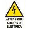 DOBO 12x Cartello ATTENZIONE CORRENTE ELETTRICA Plastificato PVC 20...