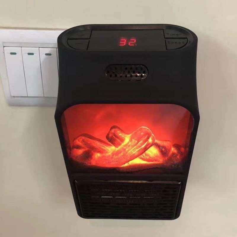 DOBO Mini stufa camino fuoco acceso fame heater 1000W stufetta cald...