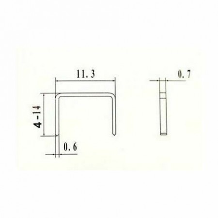 Spillatrice manuale Graffatrice legno imballi sparapunti graffette meccanica