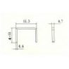 DOBO Spillatrice manuale Graffatrice legno imballi sparapunti graff...