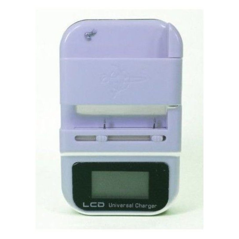 Carica batteria caricabatterie caricatore lcd universale usb per batterie al litio di cellulari smartphone e fotocamere