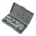 Set valigetta chiavi chiave a bussola con cricchetto kit 40 pezzi giravite brico