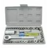 DOBO Set valigetta chiavi chiave a bussola con cricchetto kit 40 pe...