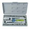 Set valigetta chiavi chiave a bussola con cricchetto kit 40 pezzi giravite brico
