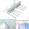 Gruccia pieghevole salvaspazio appendiabiti camicia armadio appendino 8 in 1