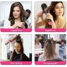 DOBO Spazzola 3 in 1 capelli lisci ricci asciugacapelli phon liscia...