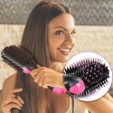 Spazzola 3 in 1 capelli lisci ricci asciugacapelli phon lisciante volumizzante
