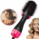Spazzola 3 in 1 capelli lisci ricci asciugacapelli phon lisciante volumizzante
