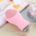 Spazzola pulizia cura viso scrub pelle massaggio in silicone ricaricabile beauty