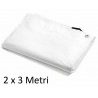 DOBO Telo pvc BIANCO telone occhiellato esterno gazebo piscina impe...