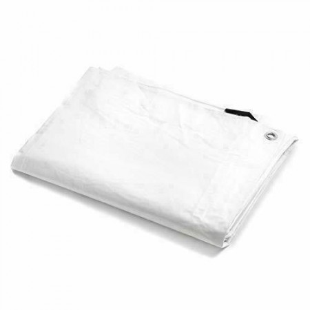 Telo pvc BIANCO telone occhiellato esterno gazebo piscina impermeabile casa