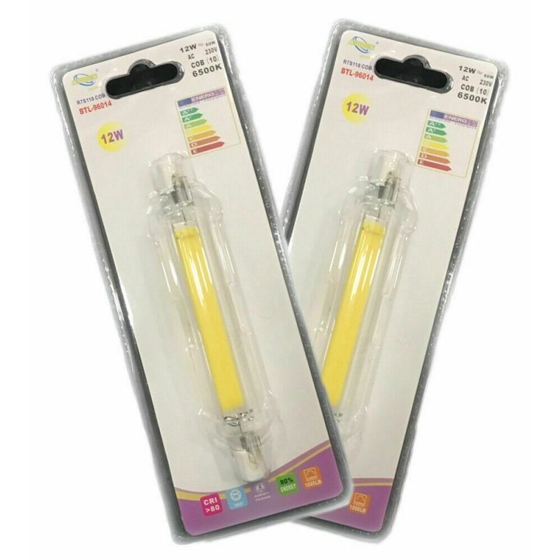 Driwei Lampada R7S led bianco caldo freddo faretto lampadina faro 7...