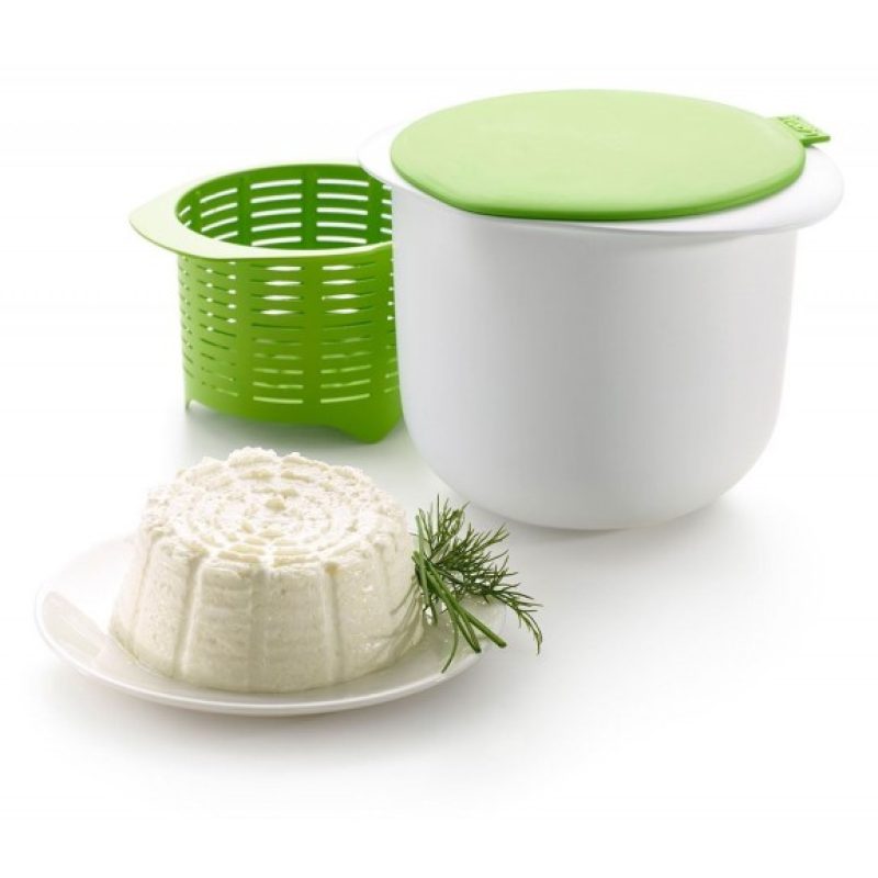 Accessorio per preparare formaggio fresco cheese in casa maker microonde