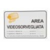 DOBO 12x Cartello AREA VIDEOSORVEGLIATA Plastificato PVC 20x30 cm s...