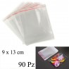 DOBO 90pz Buste sacchetti Cellophane alimenti oggetti con chiusura ...