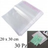 DOBO 30pz Buste sacchetti Cellophane alimenti oggetti con chiusura ...