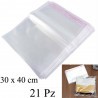 DOBO 21pz Buste sacchetti Cellophane alimenti oggetti con chiusura ...