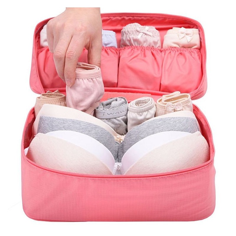 Organizer da viaggio organizza valigia trolley tasche chiusura zip - vari colori