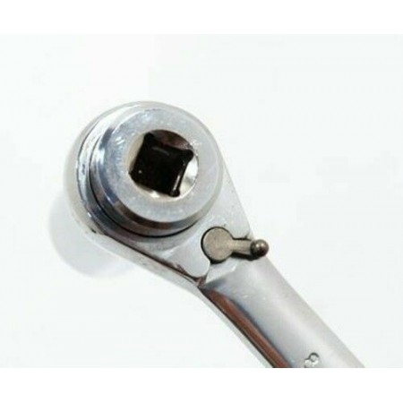 Chiave combinata fissa e cricchetto con bussola presa universale 8 - 19 mm