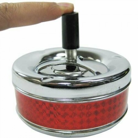 Posacenere con coperchio porta sigarette pulizia 13 cm da tavolo ufficio smoke