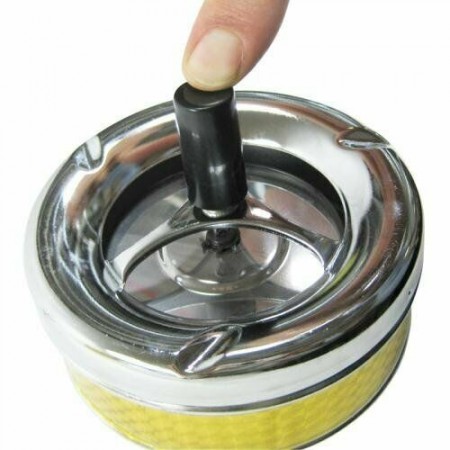 Posacenere con coperchio porta sigarette pulizia 13 cm da tavolo ufficio smoke