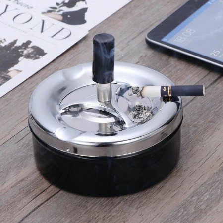 Posacenere con coperchio porta sigarette pulizia 13 cm da tavolo ufficio smoke