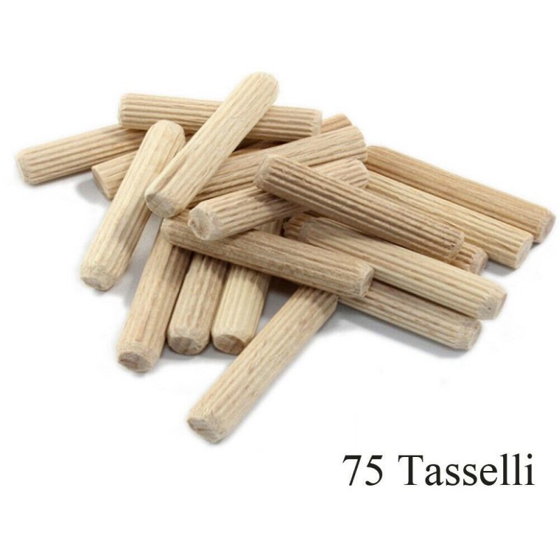 DOBO Tasselli in legno spine di giunzione valdomo 6 MM fissaggio fe...