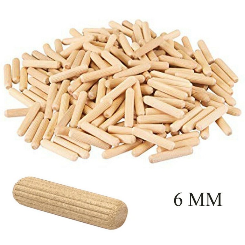 Tasselli in legno spine di giunzione valdomo 6 MM fissaggio ferramenta bricolage
