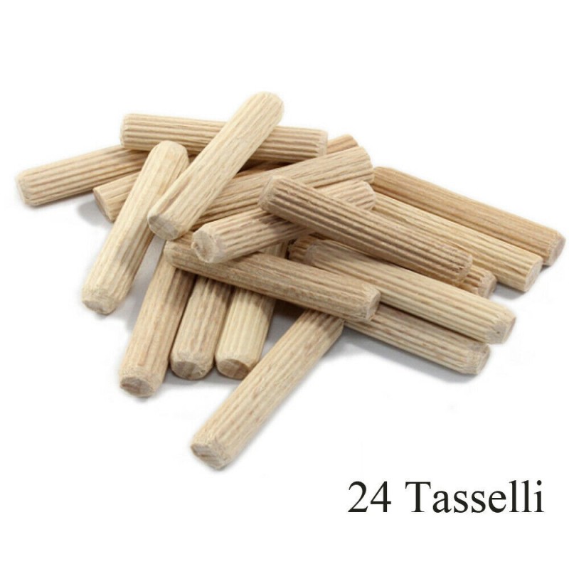 DOBO Tasselli in legno spine di giunzione valdomo 8 MM fissaggio fe...